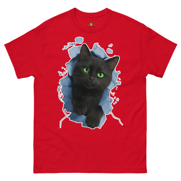 T-shirt classica Uomo Gatto Nero