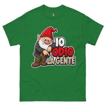 T-shirt classica Uomo Io Odio la Gente