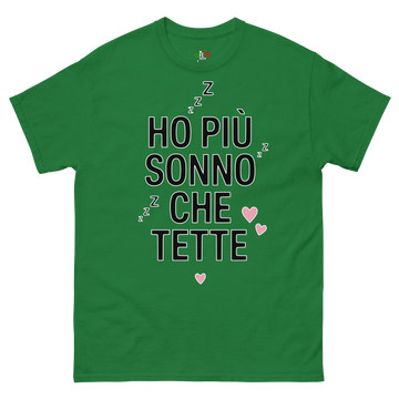 T-shirt classica Uomo Ho più Sonno che T...