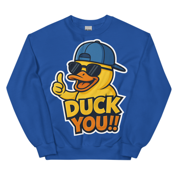 Felpa unisex Uomo/Donna DUCK YOU