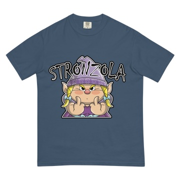 T-shirt pesante tinta in capo Premium Uomo Stronzola COLOR