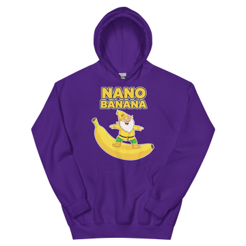Felpa con cappuccio Unisex Uomo/Donna Nano Banana