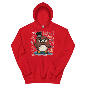 Felpa con cappuccio Unisex Uomo/Donna Gufetto Art.