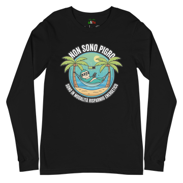 T-shirt a maniche lunghe unisex Uomo/Donna Risparmio Energetico