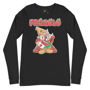 T-shirt a maniche lunghe unisex Uomo/Donna Fragolo