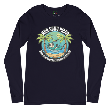 T-shirt a maniche lunghe unisex Uomo/Donna Risparmio Energetico