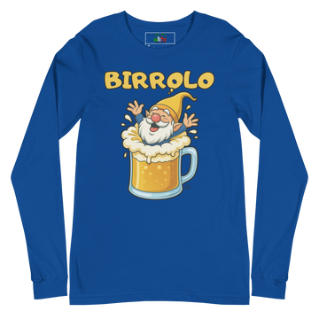 T-shirt a maniche lunghe unisex Uomo/Donna Birrolo Boccale