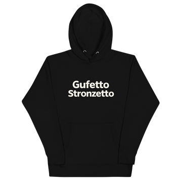 Felpa con cappuccio Unisex Donna/Uomo Gufetto Stronzetto Classic
