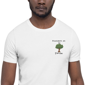Maglietta Ricamata Uomo Ricordati di me Albero