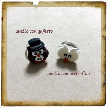 Anello Gufo/Occhi