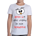 T-shirt Bambina la mia Mamma - Gufetto Brand