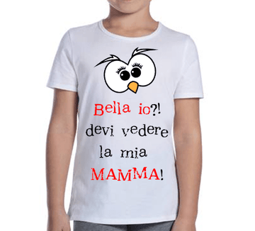 T-shirt Bambina la mia Mamma