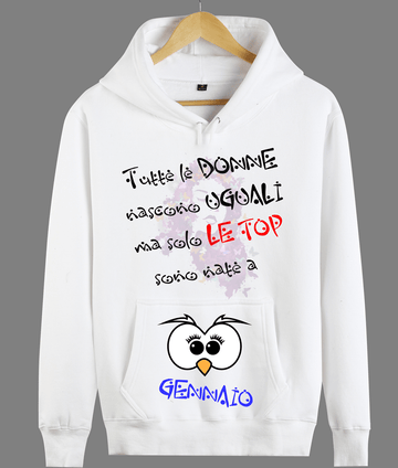 Felpa Donna Tutte le donne...GENNAIO