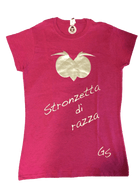 T-shirt Stronzetta di Razza Gold/Silver Edition - Gufetto Brand