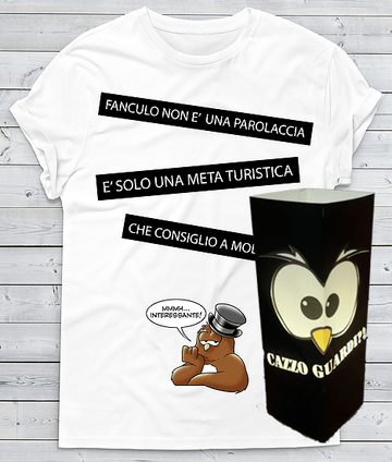 Bundle T-shirt Uomo/Donna + Lampada