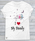 T-shirt Donna Love my Family - Gufetto Brand