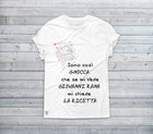 T-shirt Donna Sono così Gnocca ( Cuori ) - Gufetto Brand