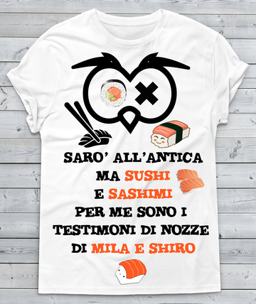 T-shirt Donna SUSHI E SASCHIMI