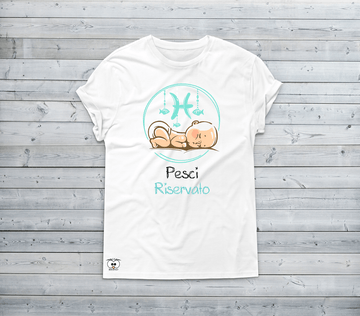 T-shirt Donna Zodiac Siamo un pò piccoli Pesci
