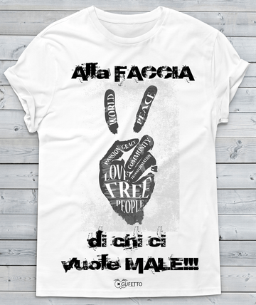 T-shirt Uomo Alla faccia di chi... 2017