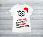T-shirt Uomo CHRISTMAS bianca - Gufetto Brand