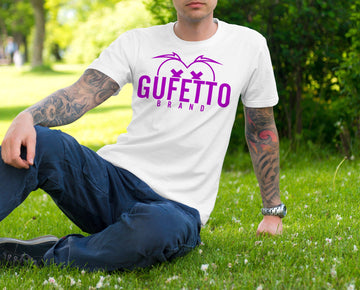 Gufetto Brand Uomo/Donna T-shirt Gs Brand Viola