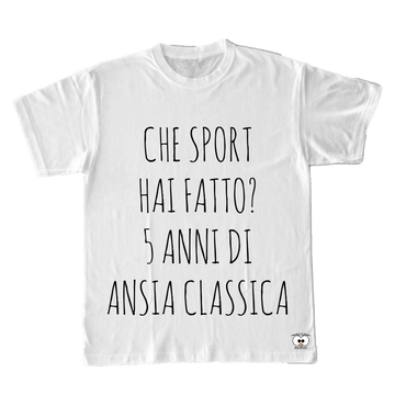 T-shirt Che sport hai fatto?