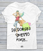 T-shirt Donna Da domani smetto - Gufetto Brand