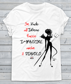 T-shirt Donna Dark Devil - Gufetto Brand