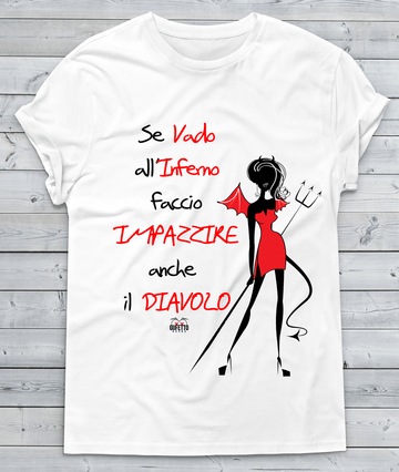 T-shirt Donna Red Devil