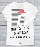T-shirt Donna Sono in Ferie - Gufetto Brand