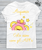T-shirt Donna Zodiac Acquario Summer Edition - Gufetto Brand