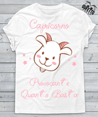 T-shirt Donna Zodiac Capricorno Summer Edition - Gufetto Brand