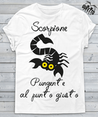 T-shirt Donna Zodiac Scorpione Summer Edition - Gufetto Brand