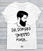 T-shirt Uomo Da domani smetto - Gufetto Brand