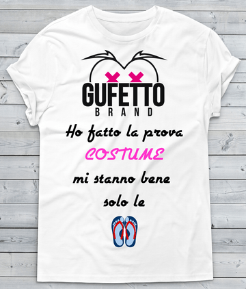 T-shirt Uomo Ho fatto la prova Costume