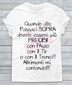 T-shirt Uomo Quando dite... - Gufetto Brand