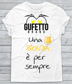 T-shirt Uomo Una Bionda... - Gufetto Brand