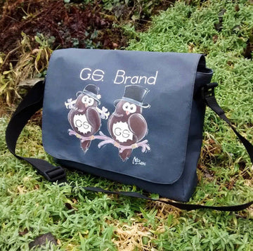 Borsa Gufetto Brand Dipinta a mano