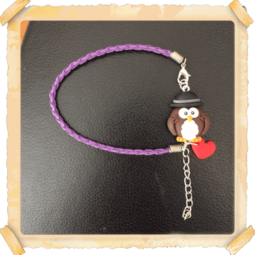 Bracciale Viola con Cuore