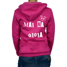 Felpa Donna Fucsia Mai na Gioia - Gufetto Brand