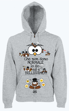 Felpa Zip Grigia Uomo Gufetti Edition - Gufetto Brand