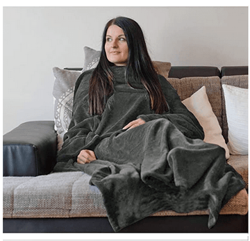 Coperta con maniche donna Grigio Scuro