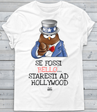 T-shirt Donna Gufetto-Zio Porcone Se Fossi bella... - Gufetto Brand