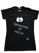 T-shirt Stronzetta di Razza Nera - Gufetto Brand
