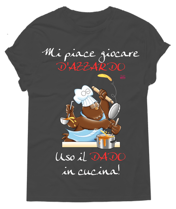 T-shirt Uomo In Cucina Mi piace giocare