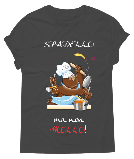T-shirt Uomo In Cucina Spadello ma non - Gufetto Brand