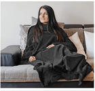 Coperta con maniche donna Nera - Gufetto Brand