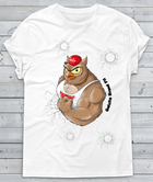 T-shirt Donna Fit Bicipite classico - Gufetto Brand