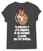 T-shirt Donna Fit La Palestra Religione - Gufetto Brand